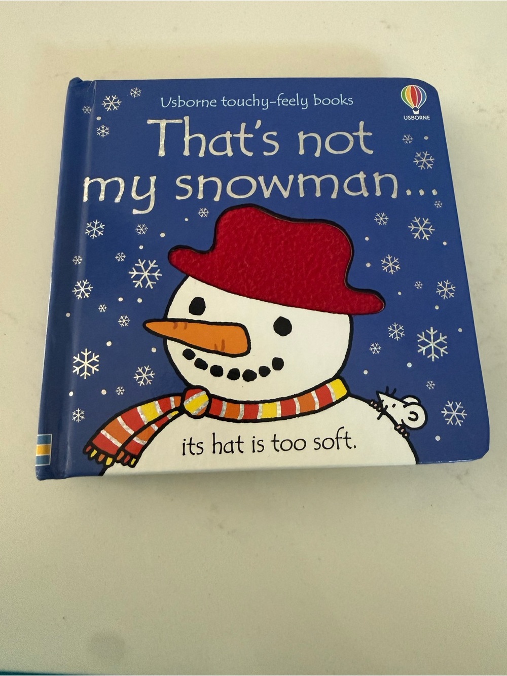 Usborne That's Not My Snowman Touchy-Feely Book